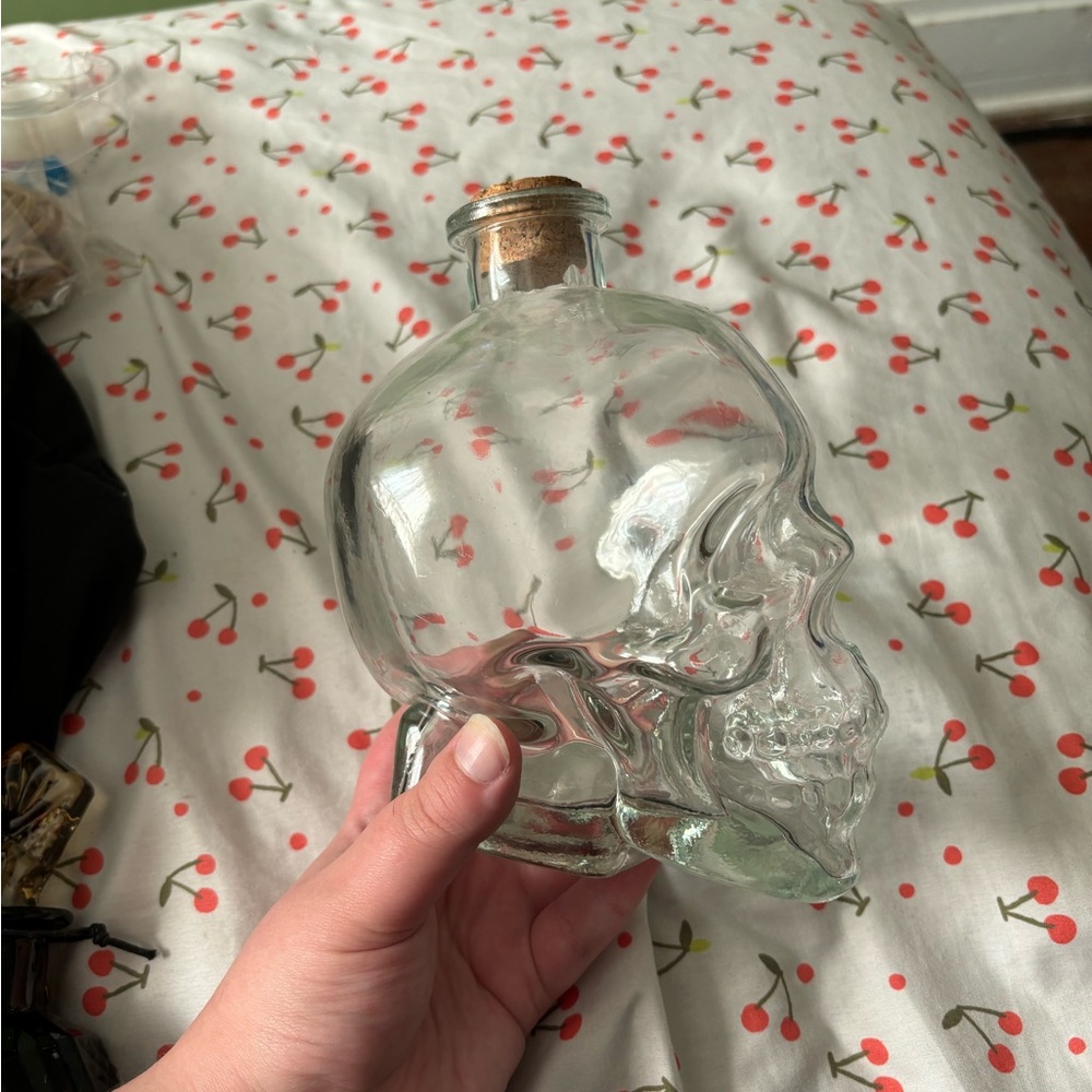 Skull Glass Decanter